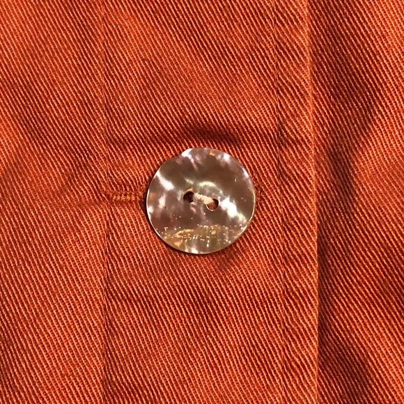 Drapers & Damons Orange Long Sleeve Embroidered Autumn Fall Jacket XL - Picture 5 of 15